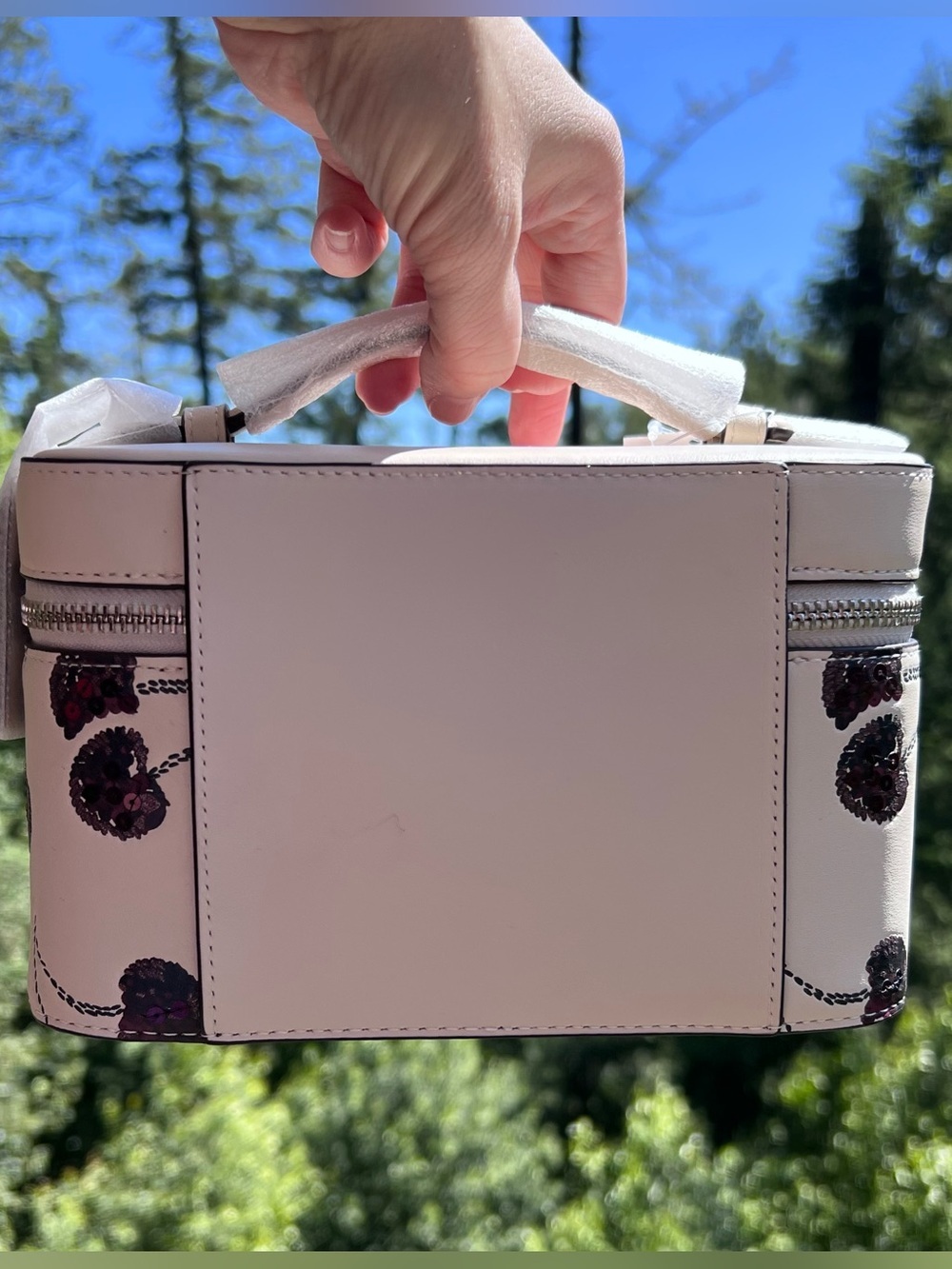 COACH Cosmetic & Make up Case w Cherry Print CDC13 AUTHENTIC New Coach Packaged - Picture 3 of 10